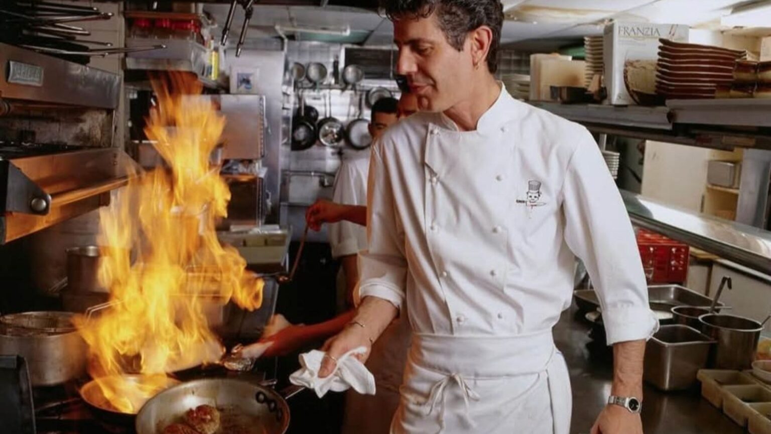 Anthony Bordain in the Kitchen