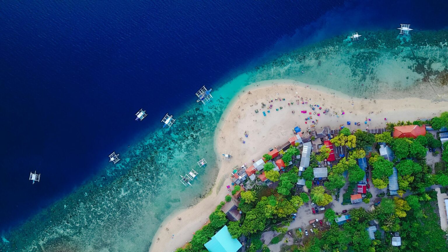 Phillipines island coastline