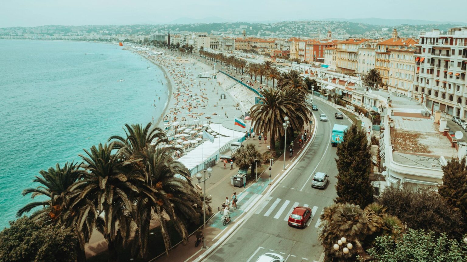 Nice, France coastline